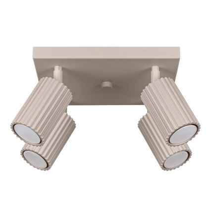 Brilagi - Reflektorska lampa CRESTO 4xGU10/10W/230V taupe