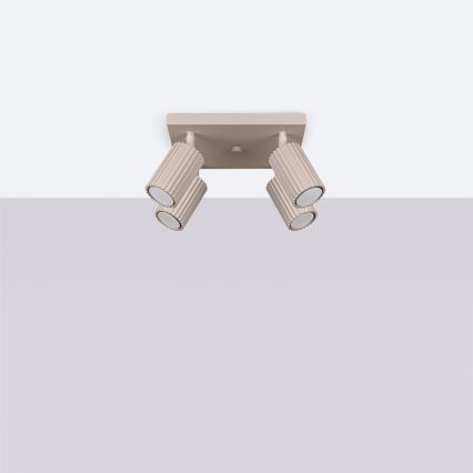 Brilagi - Reflektorska lampa CRESTO 4xGU10/10W/230V taupe