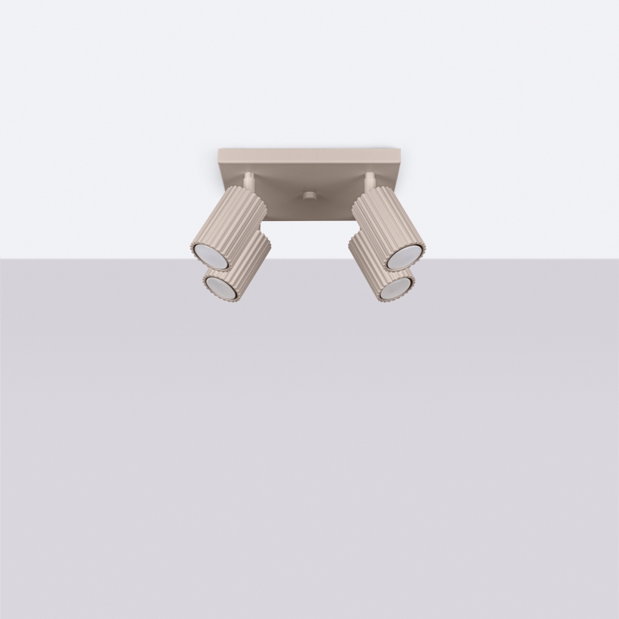 Brilagi - Reflektorska lampa CRESTO 4xGU10/10W/230V taupe