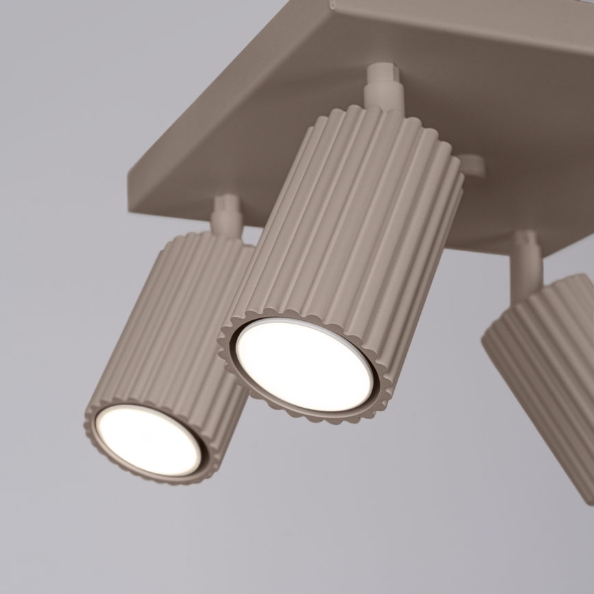 Brilagi - Reflektorska lampa CRESTO 4xGU10/10W/230V taupe