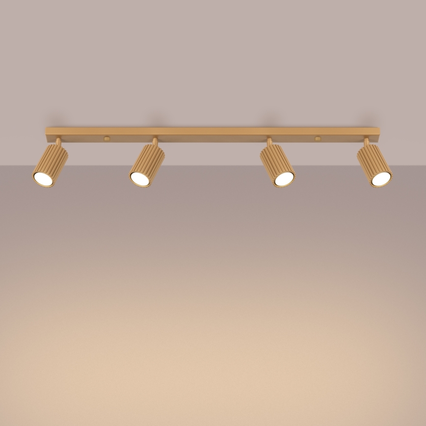 Brilagi - Reflektorska lampa CRESTO 4xGU10/10W/230V zlatna