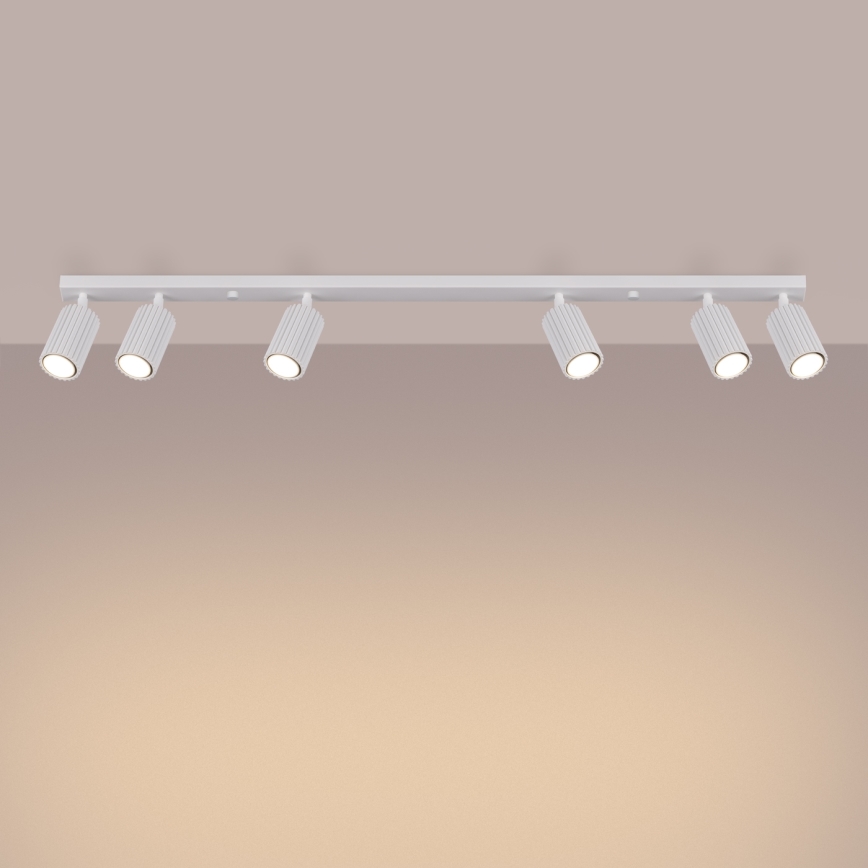Brilagi - Reflektorska lampa CRESTO 6xGU10/10W/230V bela