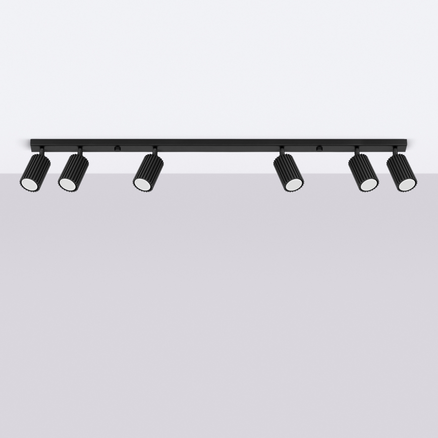 Brilagi - Reflektorska lampa CRESTO 6xGU10/10W/230V crno