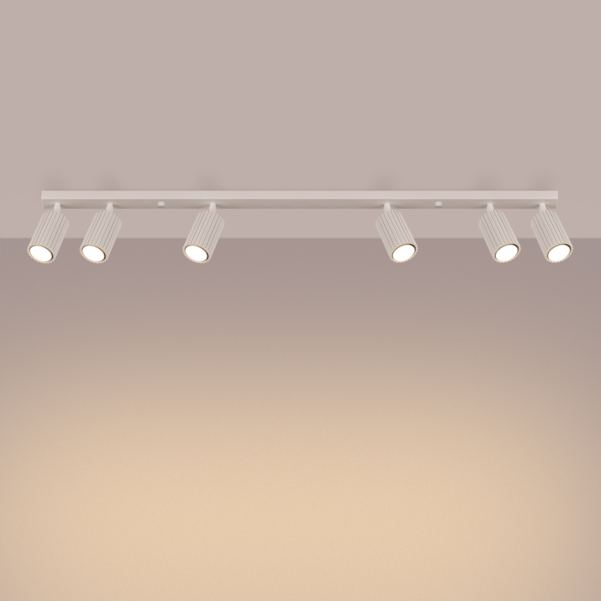 Brilagi - Reflektorska lampa CRESTO 6xGU10/10W/230V kremasta