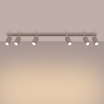 Brilagi - Reflektorska lampa CRESTO 6xGU10/10W/230V taupe