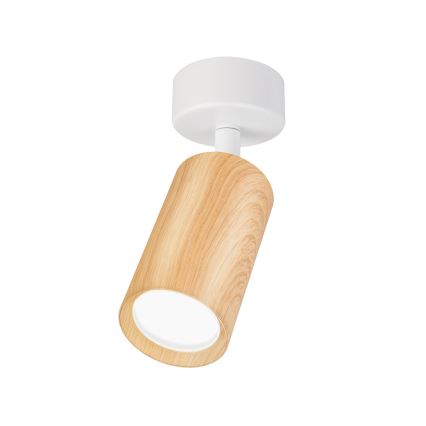 Brilagi - Reflektorska lampa SELE 1xGU10/30W/230V bela/dekor hrasta
