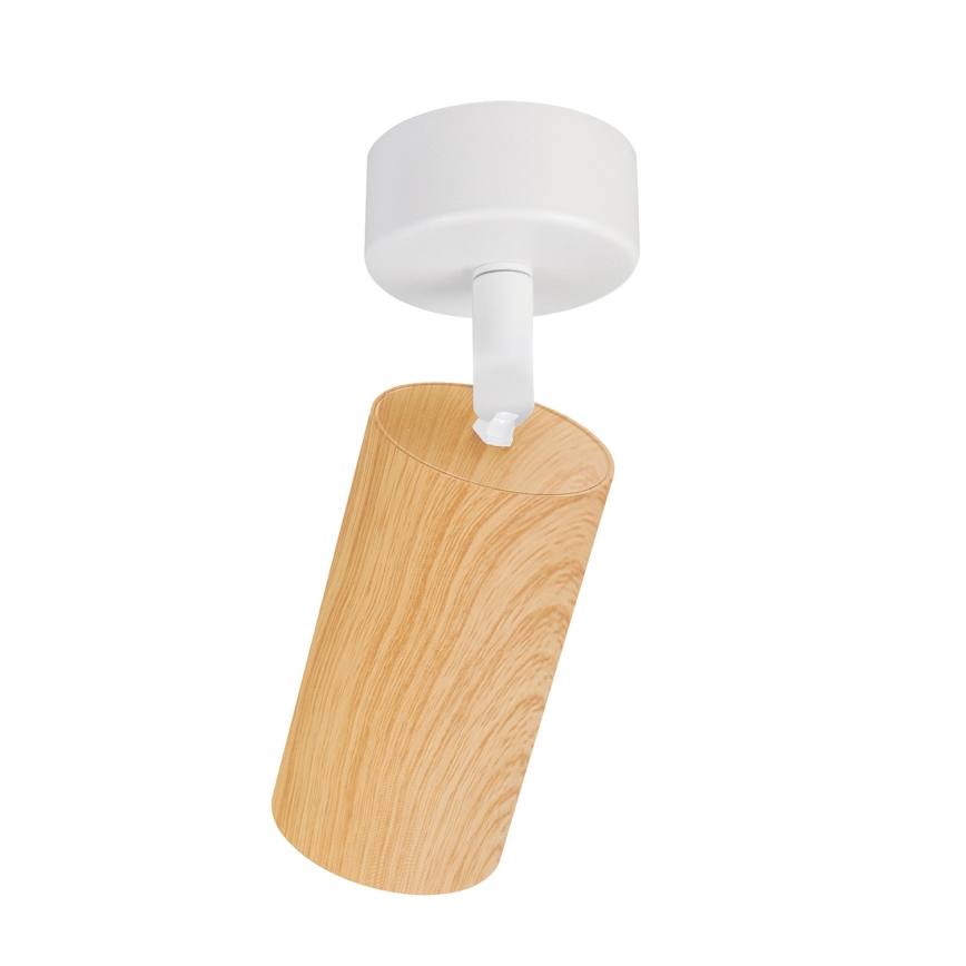 Brilagi - Reflektorska lampa SELE 1xGU10/30W/230V bela/dekor hrasta