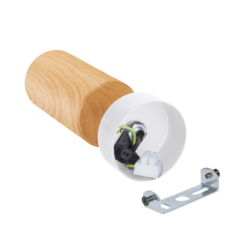 Brilagi - Reflektorska lampa SELE 1xGU10/30W/230V bela/dekor hrasta