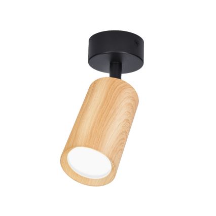 Brilagi - Reflektorska lampa SELE 1xGU10/30W/230V crno/dekor hrasta