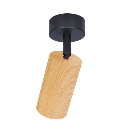 Brilagi - Reflektorska lampa SELE 1xGU10/30W/230V crno/dekor hrasta