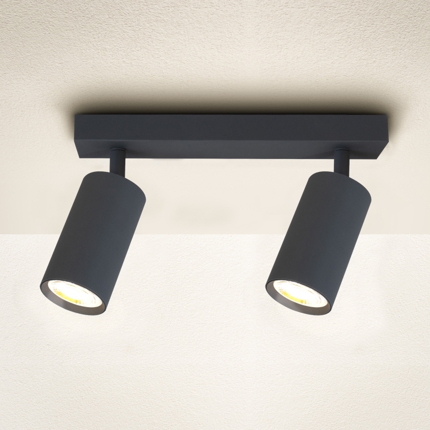 Brilagi - Reflektorska lampa SELE 2xGU10/30W/230V antracit