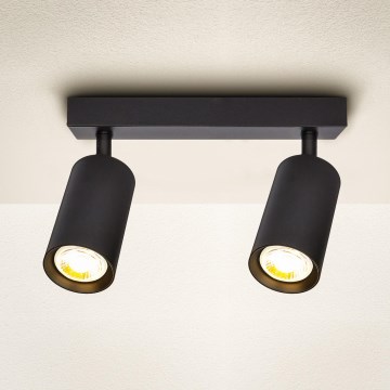 Brilagi - Reflektorska lampa SELE 2xGU10/30W/230V crno