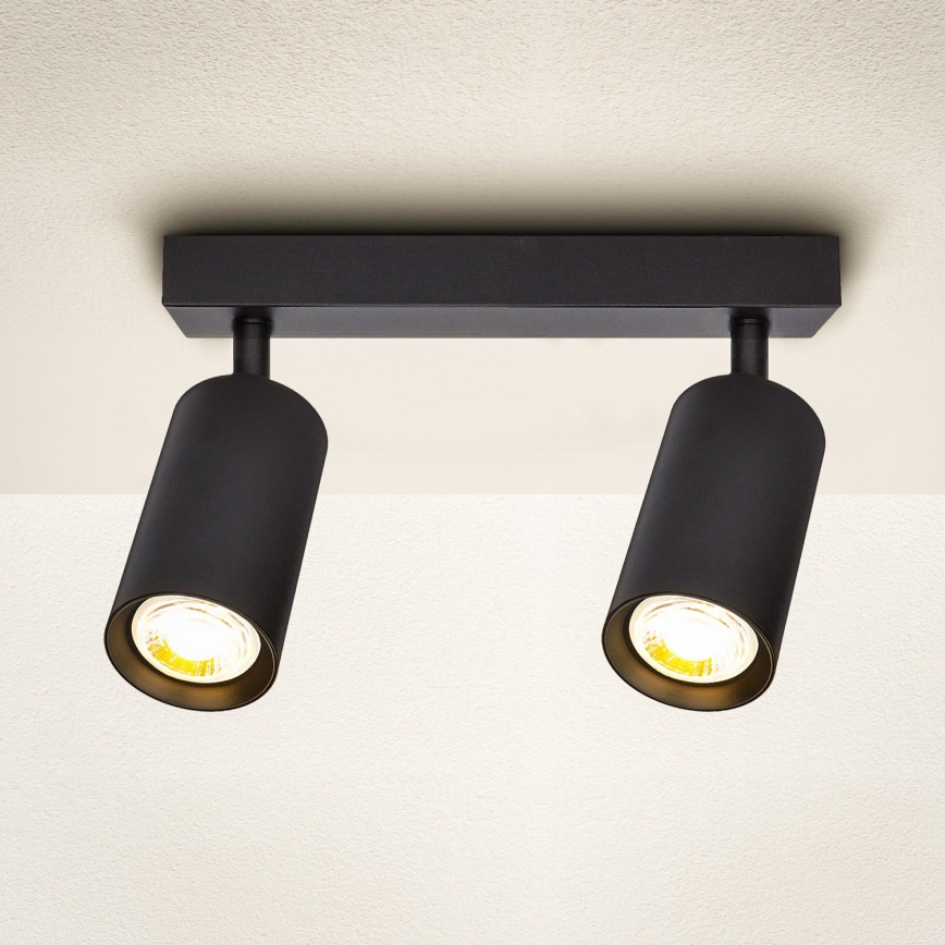 Brilagi - Reflektorska lampa SELE 2xGU10/30W/230V crno