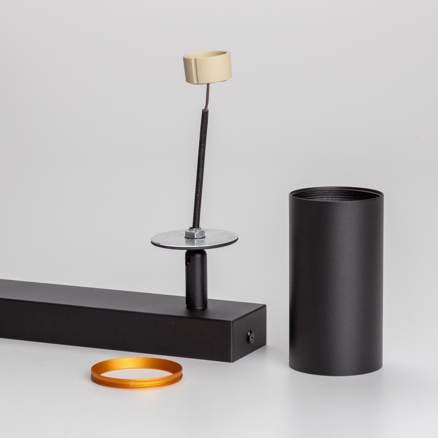 Brilagi - Reflektorska lampa SELE 2xGU10/30W/230V crno/zlatna