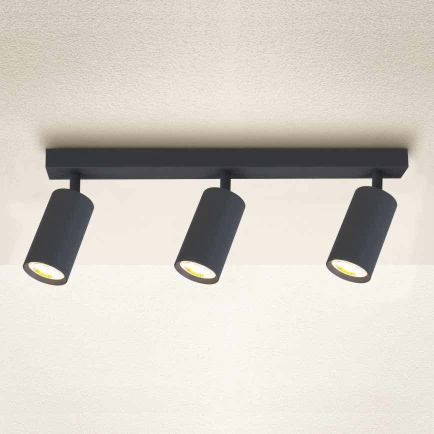 Brilagi - Reflektorska lampa SELE 3xGU10/30W/230V antracit