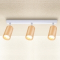 Brilagi - Reflektorska lampa SELE 3xGU10/30W/230V bela/dekor hrasta