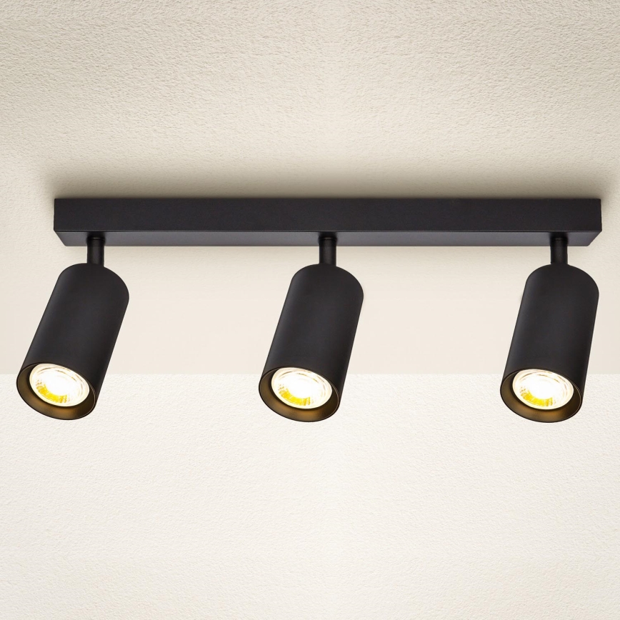 Brilagi - Reflektorska lampa SELE 3xGU10/30W/230V crno