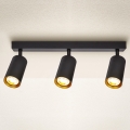 Brilagi - Reflektorska lampa SELE 3xGU10/30W/230V crno/zlatna