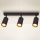 Brilagi - Reflektorska lampa SELE 3xGU10/30W/230V crno/zlatna
