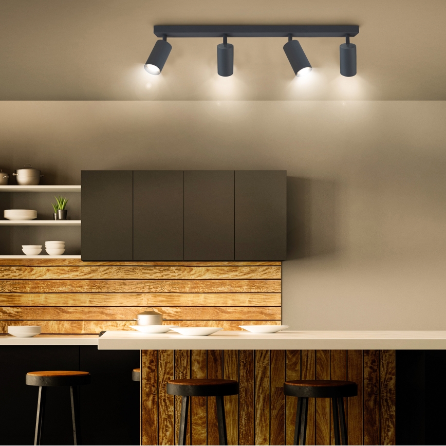 Brilagi - Reflektorska lampa SELE 4xGU10/30W/230V antracit