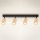 Brilagi - Reflektorska lampa SELE 4xGU10/30W/230V crno/dekor hrasta