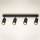 Brilagi - Reflektorska lampa SELE 4xGU10/30W/230V crno/zlatna