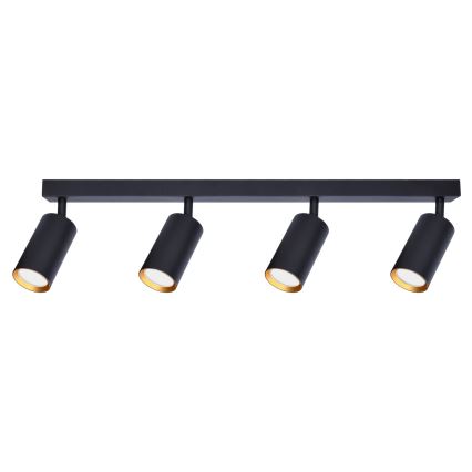 Brilagi - Reflektorska lampa SELE 4xGU10/30W/230V crno/zlatna
