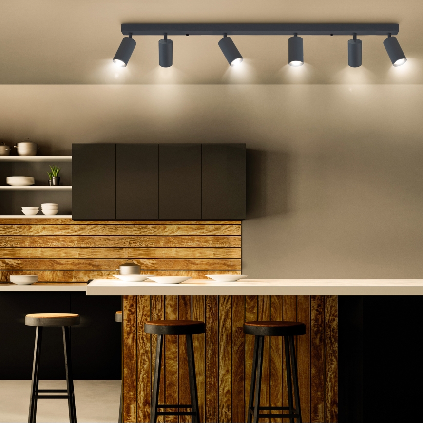 Brilagi - Reflektorska lampa SELE 6xGU10/30W/230V antracit