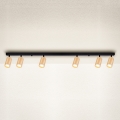 Brilagi - Reflektorska lampa SELE 6xGU10/30W/230V crno/dekor hrasta