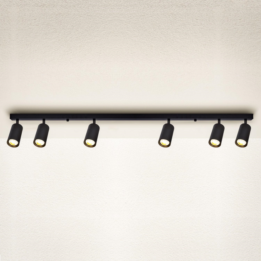Brilagi - Reflektorska lampa SELE 6xGU10/30W/230V crno