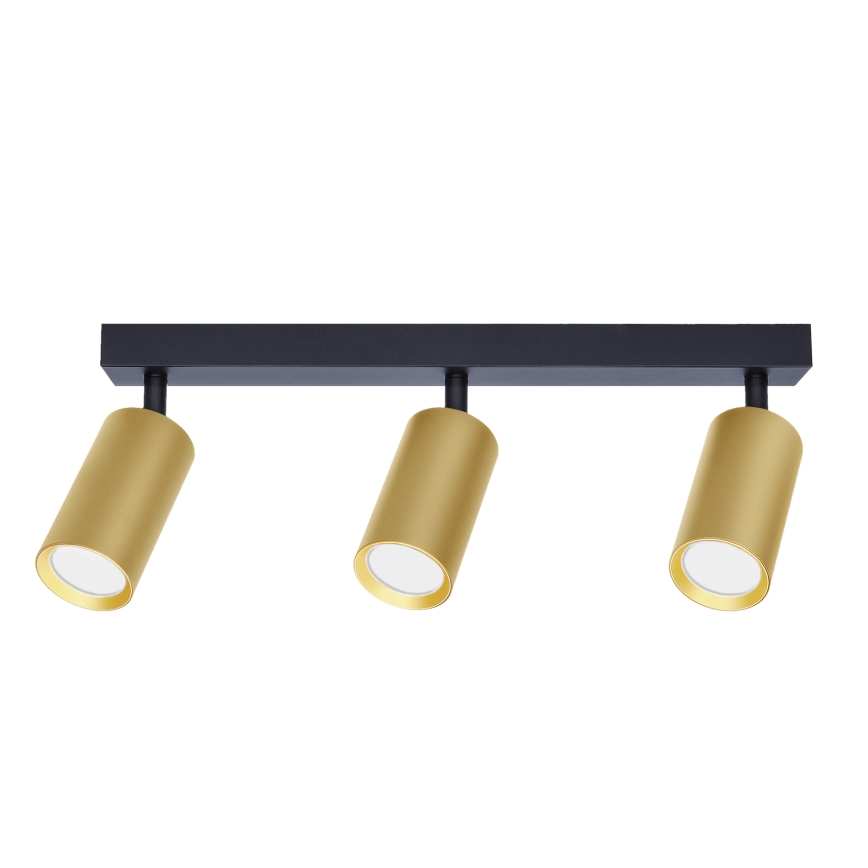 Brilagi - Reflektorska lampa SELE GOLDEN 3xGU10/30W/230V crno/zlatna