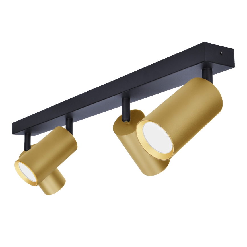 Brilagi - Reflektorska lampa SELE GOLDEN 4xGU10/30W/230V crno/zlatna