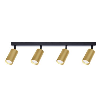 Brilagi - Reflektorska lampa SELE GOLDEN 4xGU10/30W/230V crno/zlatna