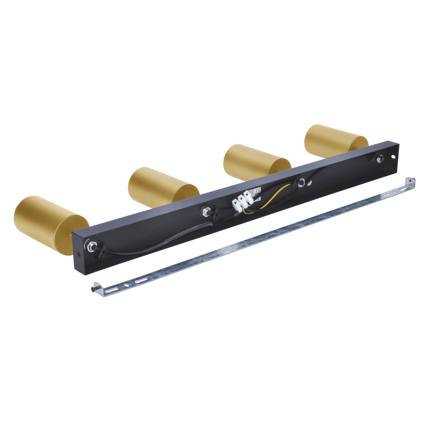 Brilagi - Reflektorska lampa SELE GOLDEN 4xGU10/30W/230V crno/zlatna