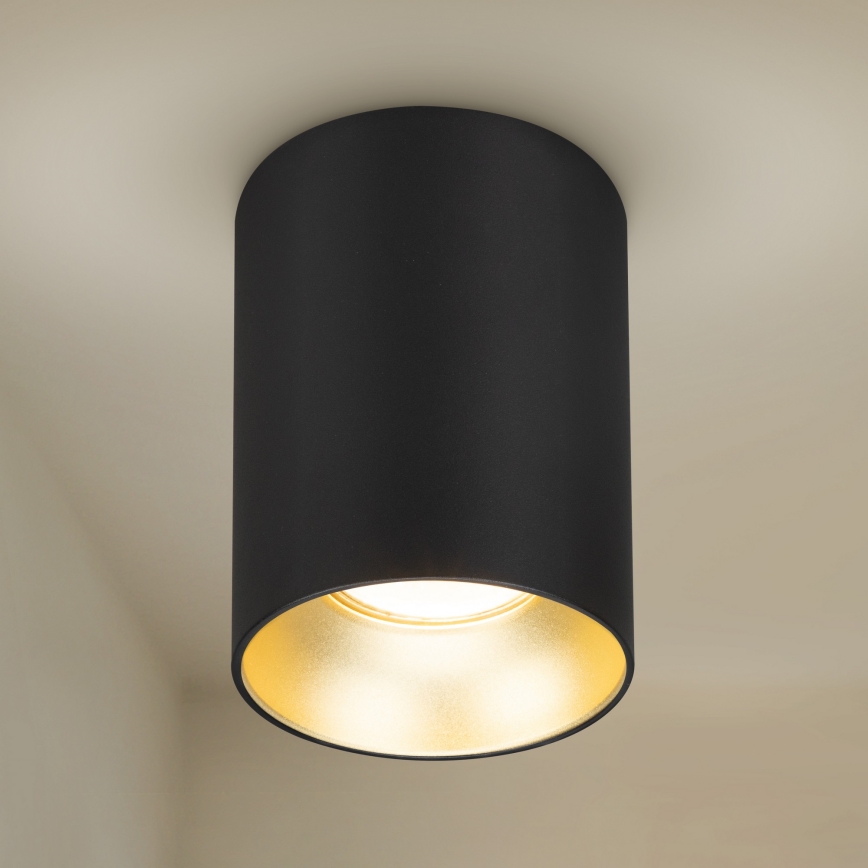 Brilagi - Reflektorska lampa TRINE 1xGU10/30W/230V crno/zlatna