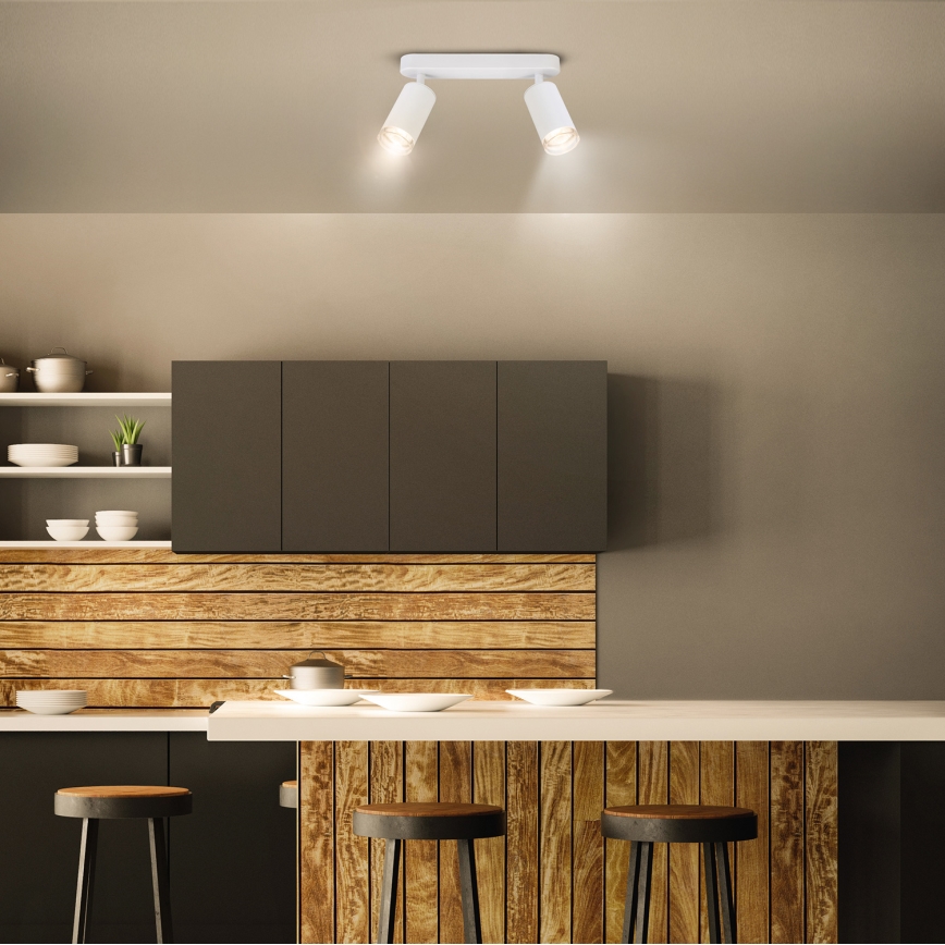 Brilagi - Reflektorska lampa za kupatilo SELE 2xGU10/30W/230V IP44 bela