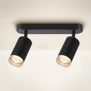 Brilagi - Reflektorska lampa za kupatilo SELE 2xGU10/30W/230V IP44 crno