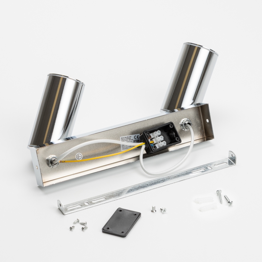 Brilagi - Reflektorska lampa za kupatilo SELE 2xGU10/30W/230V IP44 sjajni krom