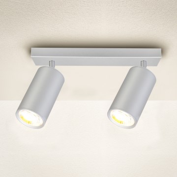 Brilagi - Reflektorska lampa za kupatilo SELE 2xGU10/30W/230V IP44 srebrno