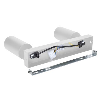 Brilagi - Reflektorska lampa za kupatilo SELE 2xGU10/30W/230V IP44 srebrno