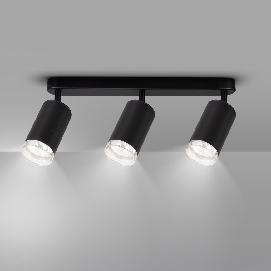 Brilagi - Reflektorska lampa za kupatilo SELE 3xGU10/30W/230V IP44 crno