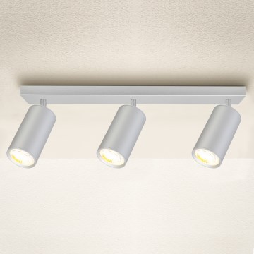 Brilagi - Reflektorska lampa za kupatilo SELE 3xGU10/30W/230V IP44 srebrno