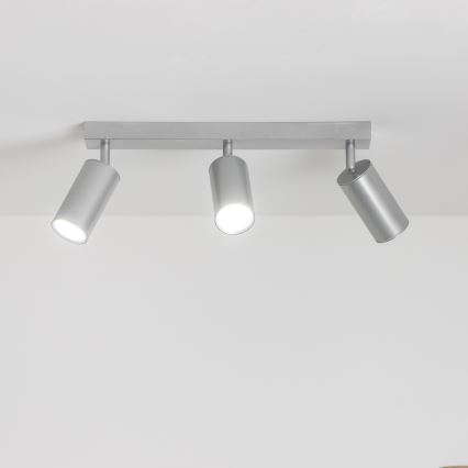 Brilagi - Reflektorska lampa za kupatilo SELE 3xGU10/30W/230V IP44 srebrno