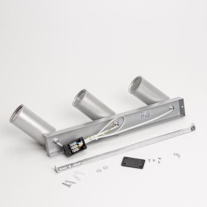 Brilagi - Reflektorska lampa za kupatilo SELE 3xGU10/30W/230V IP44 srebrno