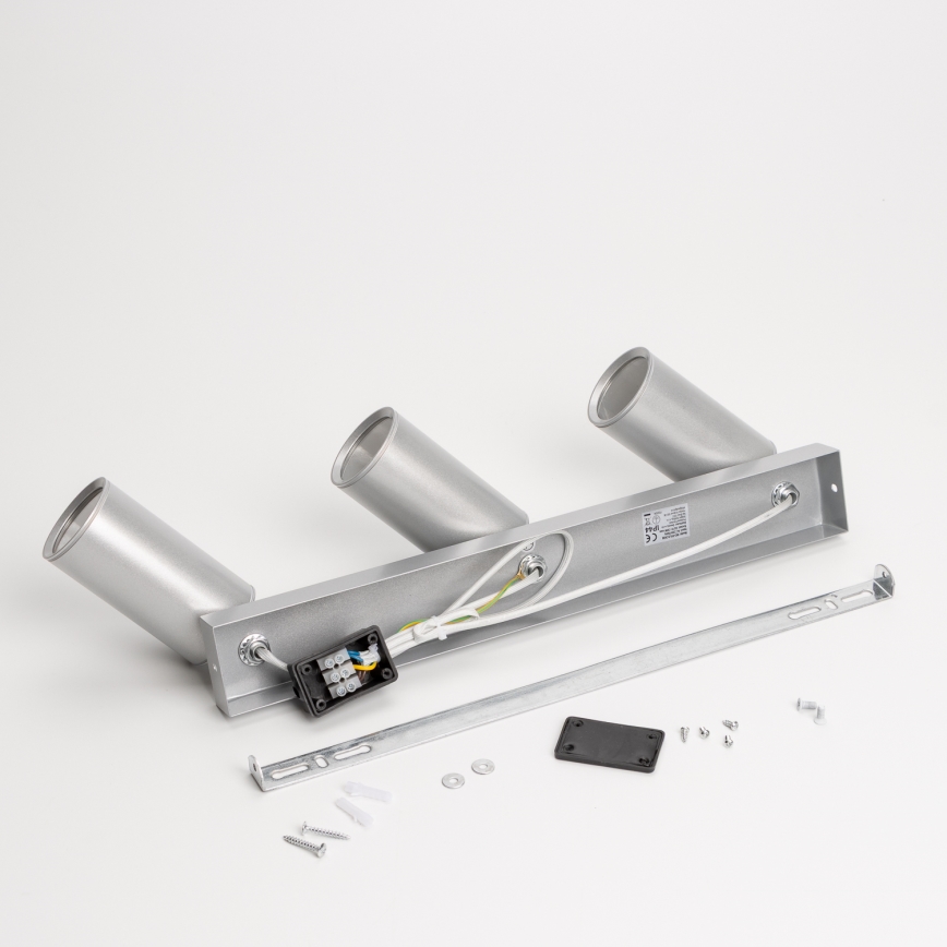 Brilagi - Reflektorska lampa za kupatilo SELE 3xGU10/30W/230V IP44 srebrno