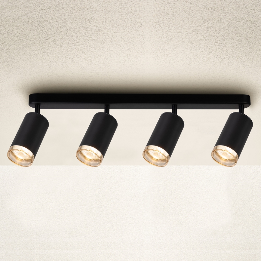 Brilagi - Reflektorska lampa za kupatilo SELE 4xGU10/30W/230V IP44 crno