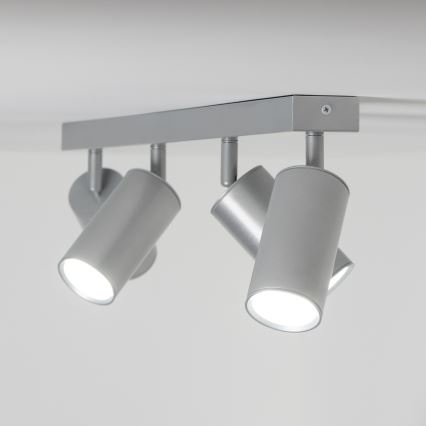 Brilagi - Reflektorska lampa za kupatilo SELE 4xGU10/30W/230V IP44 srebrno