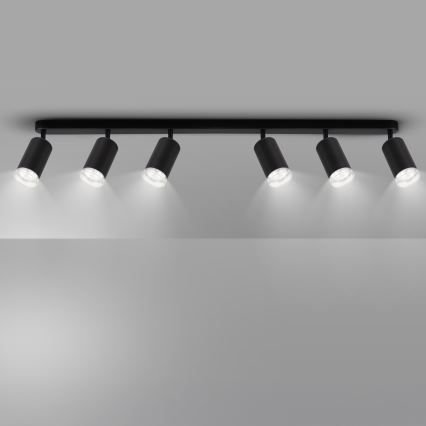 Brilagi - Reflektorska lampa za kupatilo SELE 6xGU10/30W/230V IP44 crno