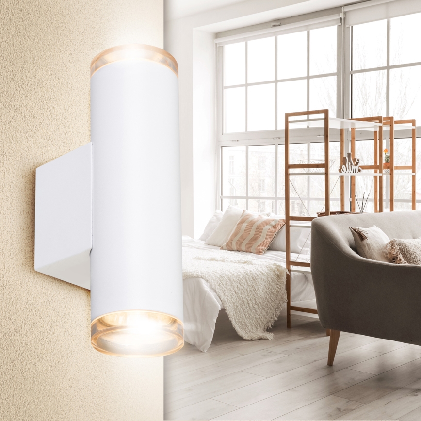Brilagi - Zidna reflektorska lampa za kupatilo SELE AQUA 4xGU10/30W/230V IP44 bela