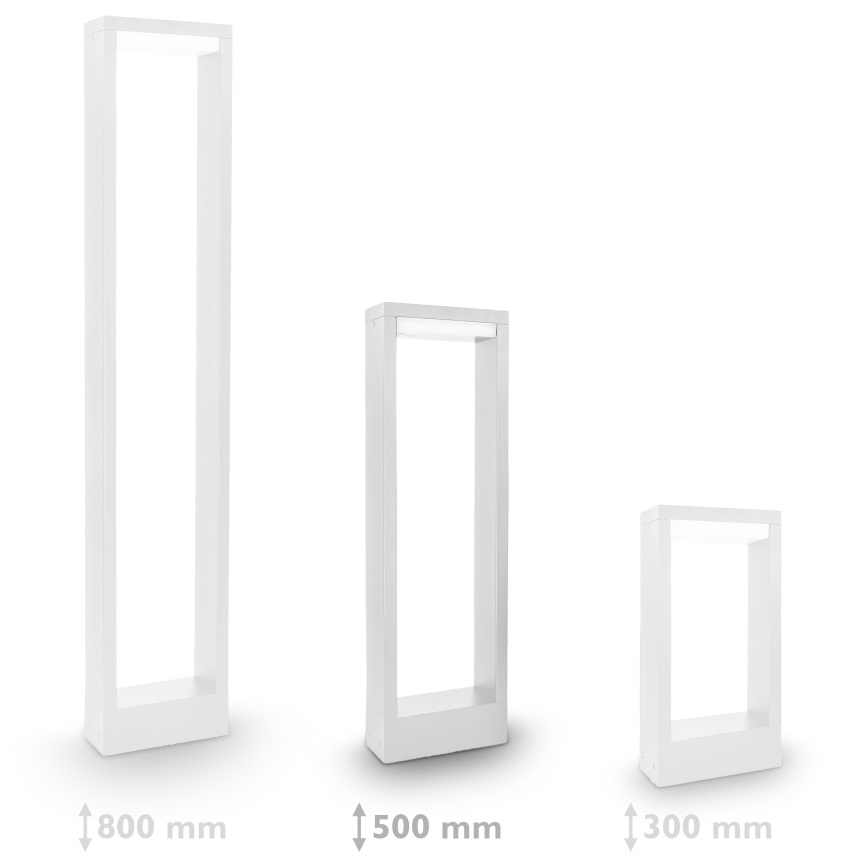 Brilagi - Spoljašnja LED svetiljka RAGUSA LED/7W/230V 3000/4000/6000K bela IP54 50 cm